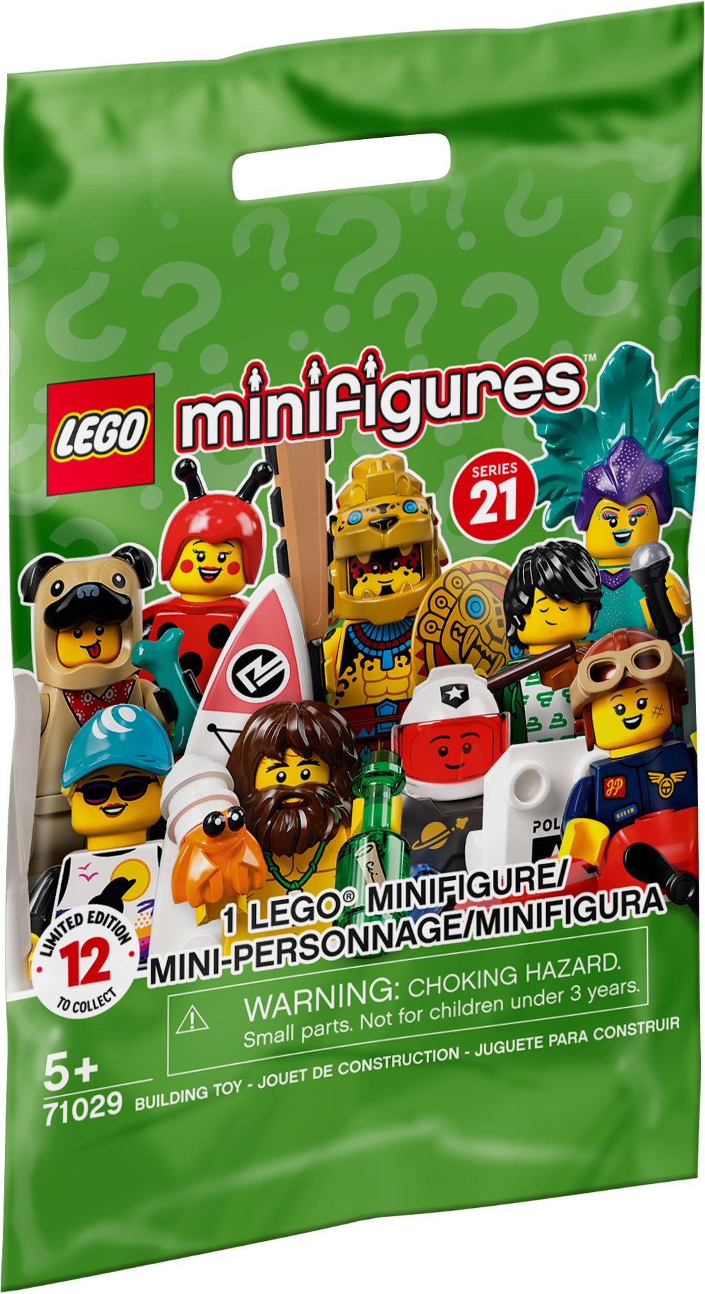 LEGO Minifigures 71029 série 21-nº 5-Carlin Costume Garçon-Neuf Scellé
